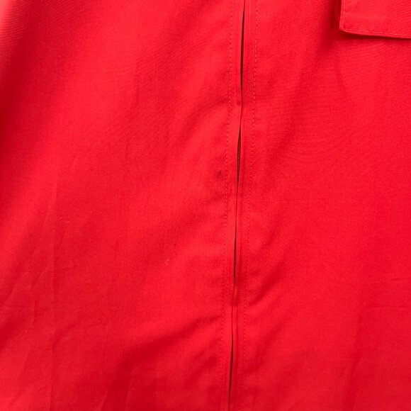 Versace Sport Red Nylon Full Zip Windbreaker Jacket Men's Large EU 50 - Picture 4 of 8